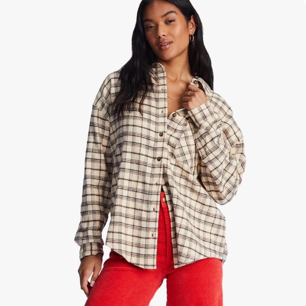 Billabong Easy Breezy Flannel NWT